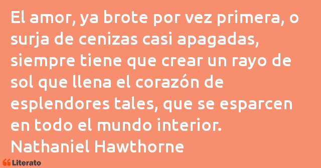 Frases de Nathaniel Hawthorne