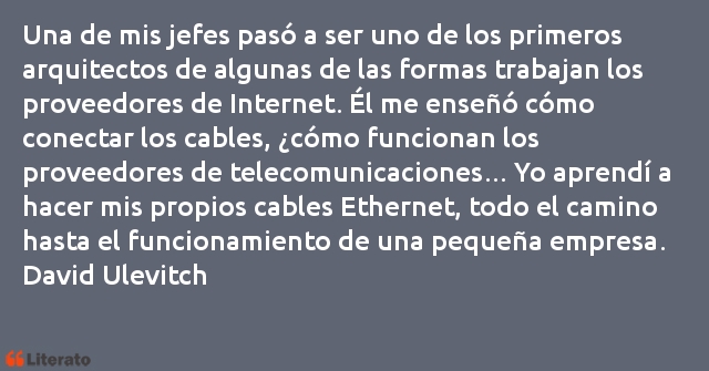 Frases de David Ulevitch