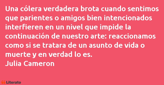 Frases de Julia Cameron