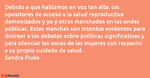 Frases de Sandra Fluke