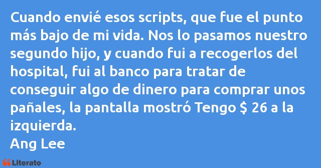 Frases de Ang Lee