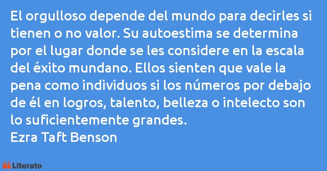 Frases de Ezra Taft Benson