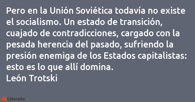 Frases de León Trotski