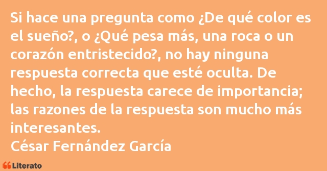 Frases de César Fernández García