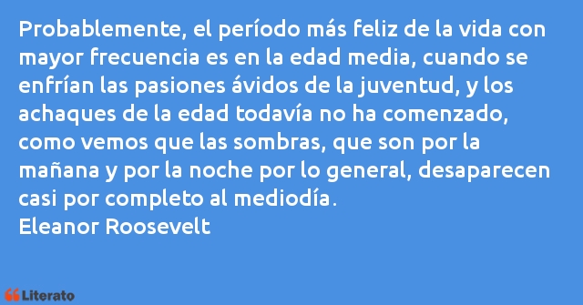 Frases de Eleanor Roosevelt