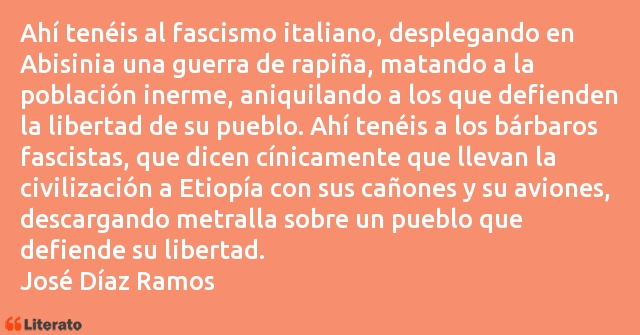 Frases de José Díaz Ramos