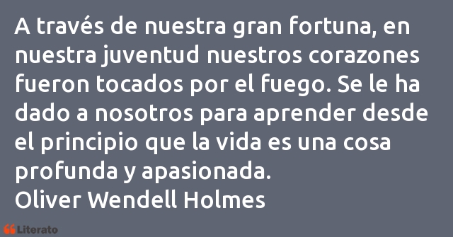 Frases de Oliver Wendell Holmes