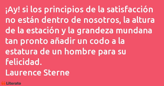 Frases de Laurence Sterne