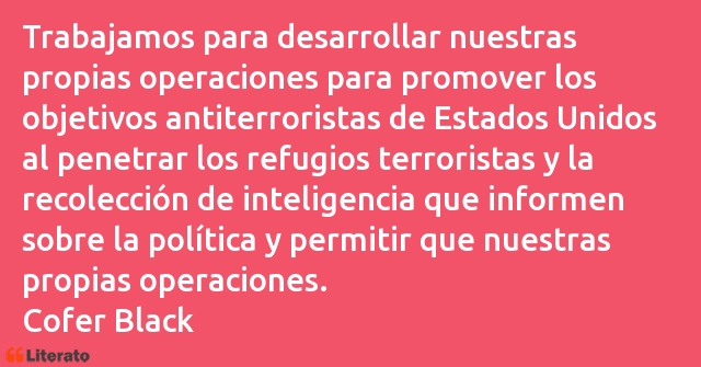 Frases de Cofer Black