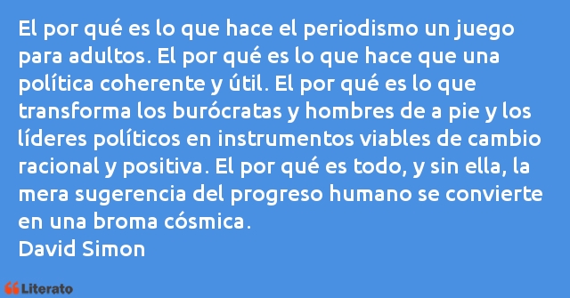 Frases de David Simon