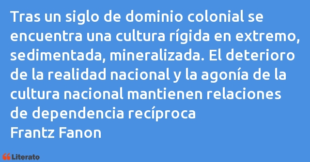 Frases de Frantz Fanon