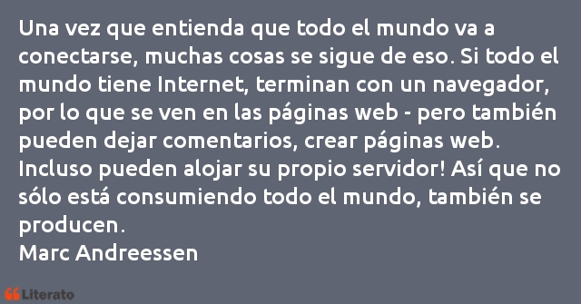 Frases de Marc Andreessen