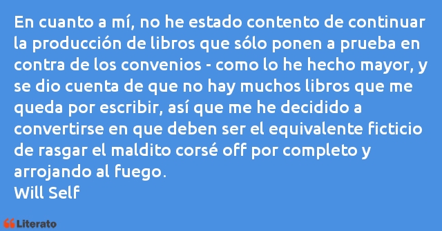 Frases de Will Self