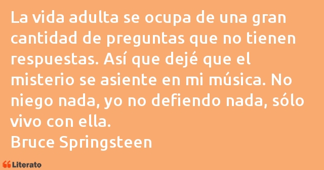 Frases de Bruce Springsteen