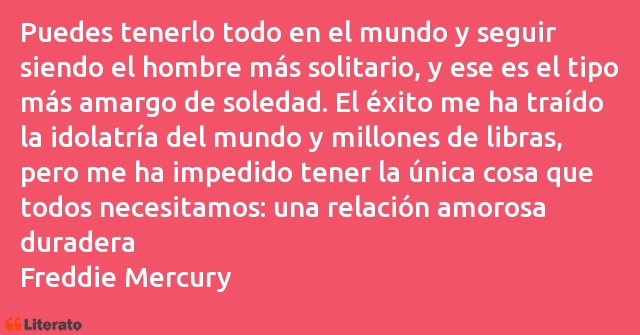 Frases de Freddie Mercury