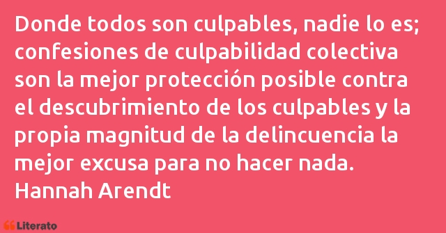 Frases de Hannah Arendt