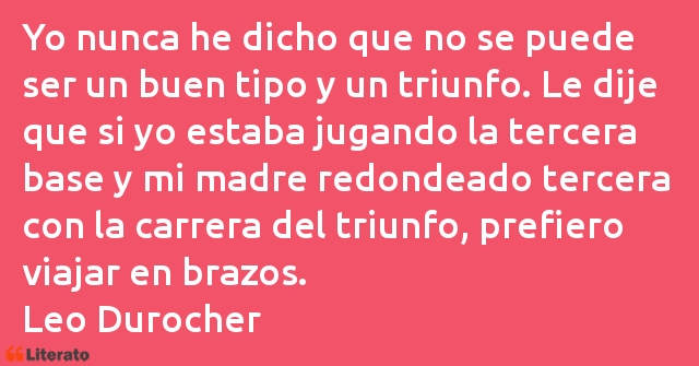 Frases de Leo Durocher