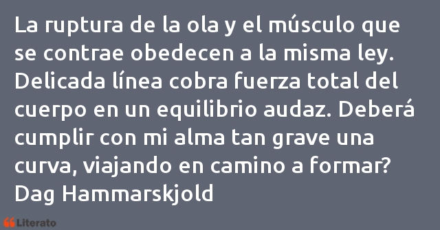 Frases de Dag Hammarskjold