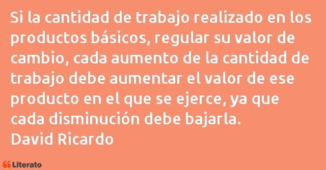 Frases de David Ricardo
