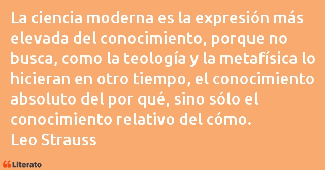 Frases de Leo Strauss