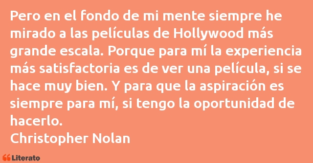 Frases de Christopher Nolan