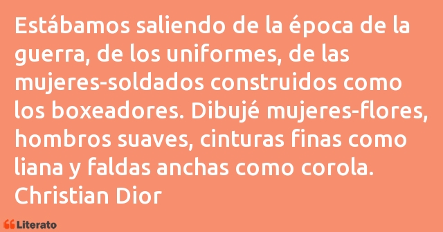 Frases de Christian Dior