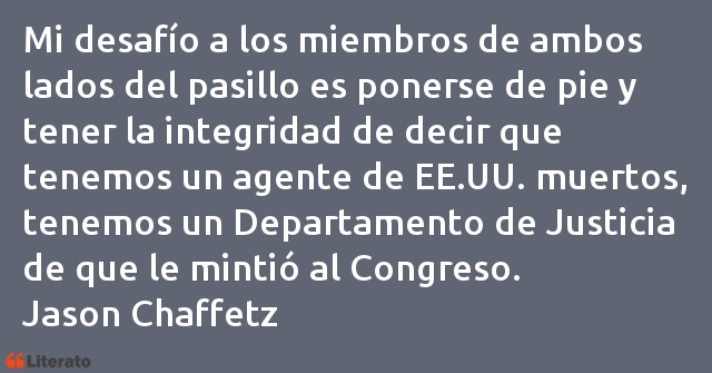 Frases de Jason Chaffetz