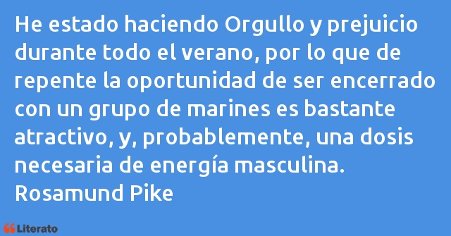 Frases de Rosamund Pike