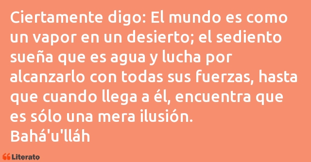 Frases de Bahá'u'lláh