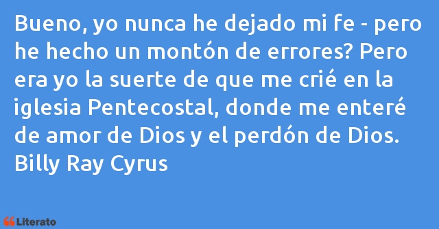 Frases de Billy Ray Cyrus
