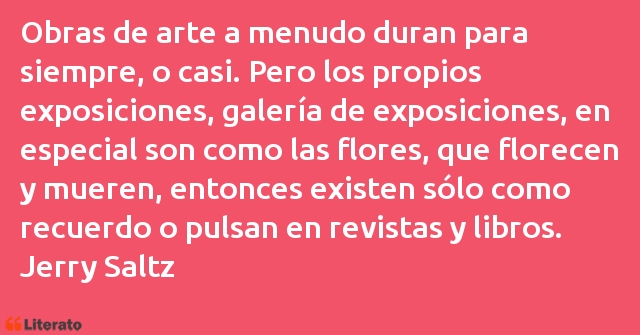 Frases de Jerry Saltz