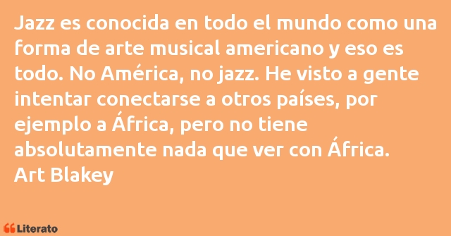 Frases de Art Blakey