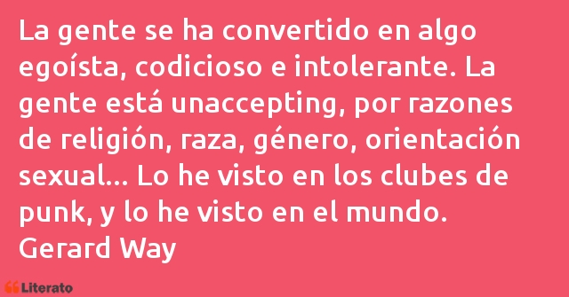 Frases de Gerard Way