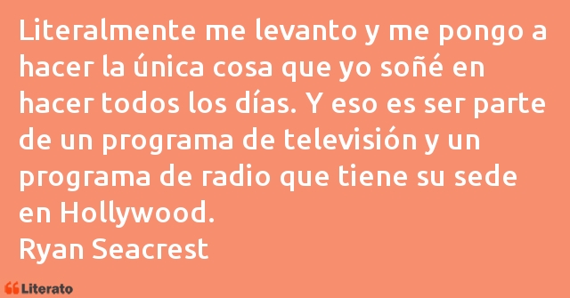 Frases de Ryan Seacrest