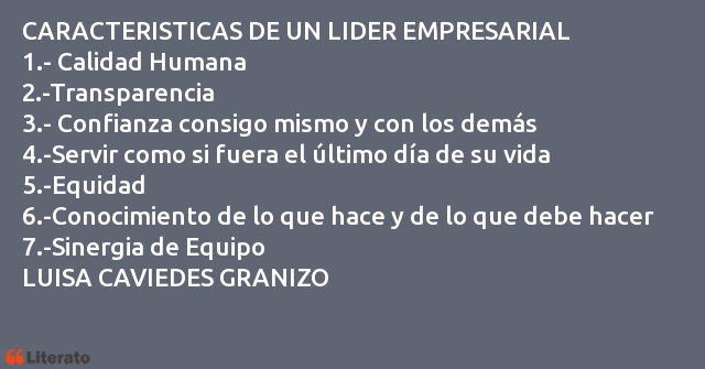 Frases de Luisa Caviedes Granizo