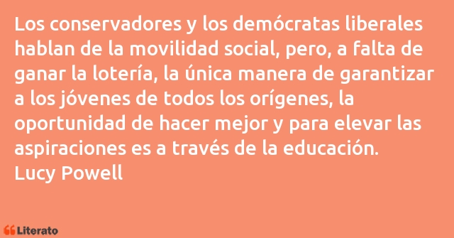 Frases de Lucy Powell