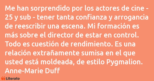 Frases de Anne-Marie Duff