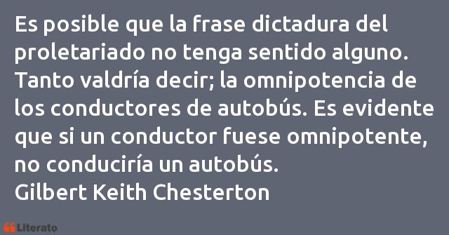 Frases de Gilbert Keith Chesterton