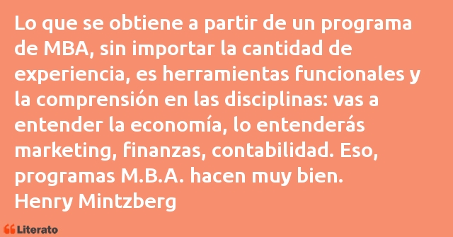 Frases de Henry Mintzberg