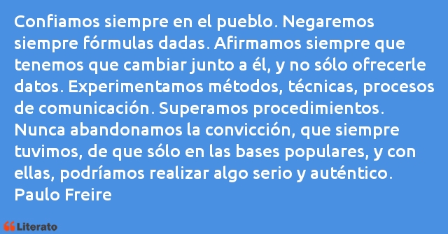 Frases de Paulo Freire