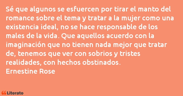 Frases de Ernestine Rose