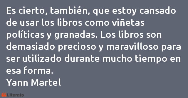 Frases de Yann Martel