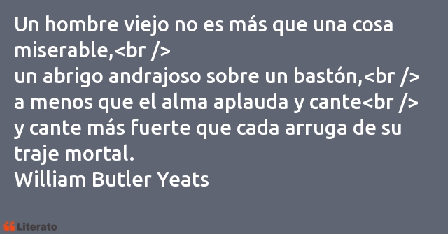 Frases de William Butler Yeats