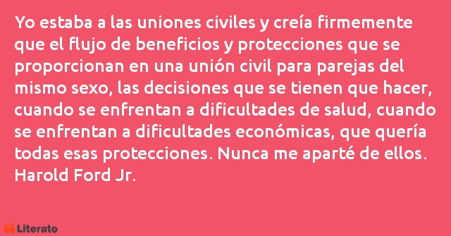 Frases de Harold Ford Jr.