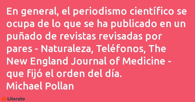 Frases de Michael Pollan