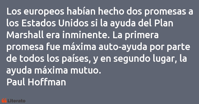 Frases de Paul Hoffman