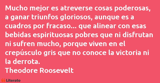 Frases de Theodore Roosevelt