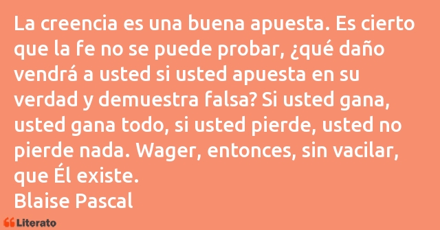 Frases de Blaise Pascal