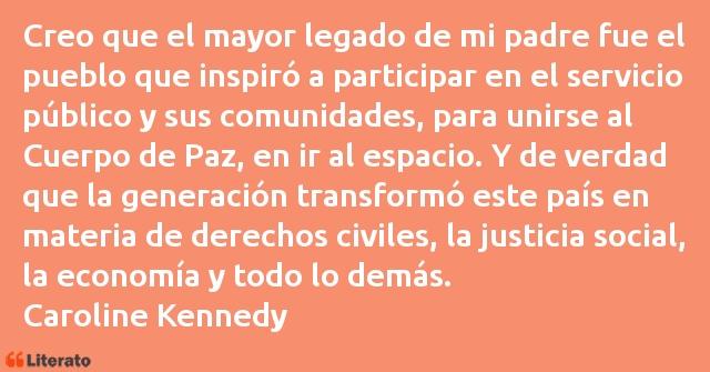 Frases de Caroline Kennedy