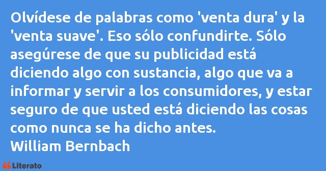 Frases de William Bernbach